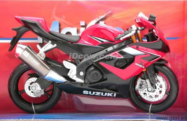 moto miniatura 2006 suzuki gsxr 1000 red