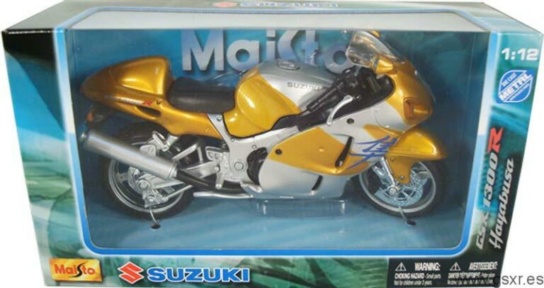 moto miniatura suzuki gsxr 1300 hayabusa 2005 maisto