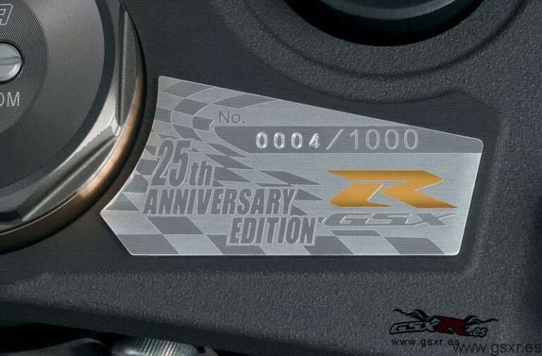 Suzuki GSX-R 1000 Z 25th Anniversary numero serie