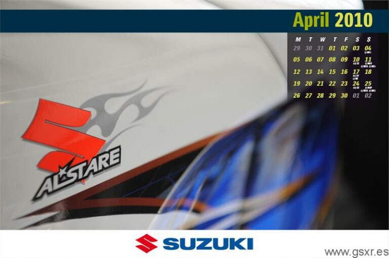 calendario suzuki racing wallpaper 2010
