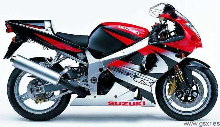 Suzuki GSXR 1000 2001 Rojo, Plata y Negro