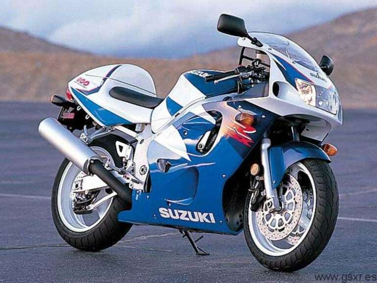 Suzuki GSXR 600 1997 Azul y Blanco