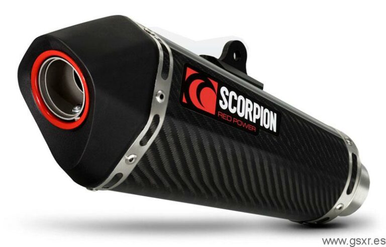escape scorpion serket taper carbono para suzuki gsxr 600 750 2011