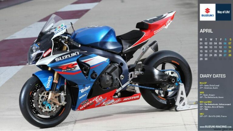 calendario moto suzuki gsxr 1000 2013 sert