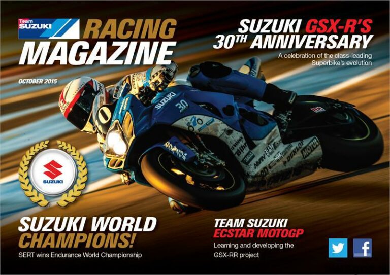 revista team suzuki racing octubre 2015