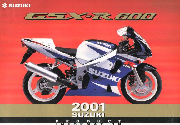 Suzuki GSX-R750 2001 Specifications