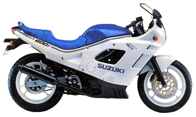 1988 Suzuki GSX600F Specifications
